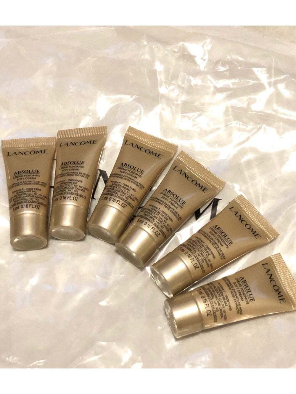 Lancôme Absolue Soft Cream Hydrating Face Cream 0.16 FL OZ Each - Lot of 6